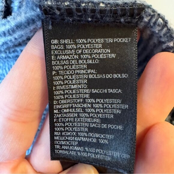 The North Face 1/4 Zip Denali Fleece Long Sleeve Pullover Women’s size Large - Picture 11 of 13